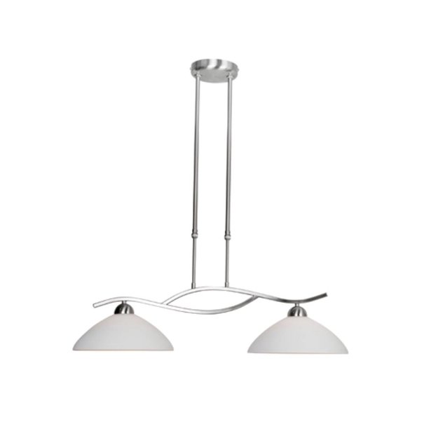 Steinhauer Klassieke - Hanglamp - Staal - 2 lichts - Capri