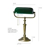 Steinhauer Klassieke Bankierslamp Ancilla brons