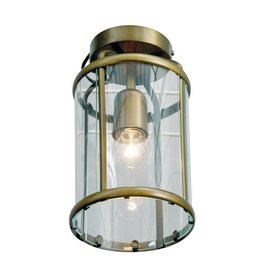 Plafondlamp Pimpernel Glas Brons