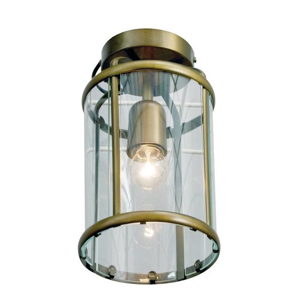 Steinhauer Klassieke plafondlamp Pimpernel glas brons