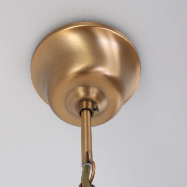 Steinhauer Klassieke hanglamp Pimpernel 4-lichts brons