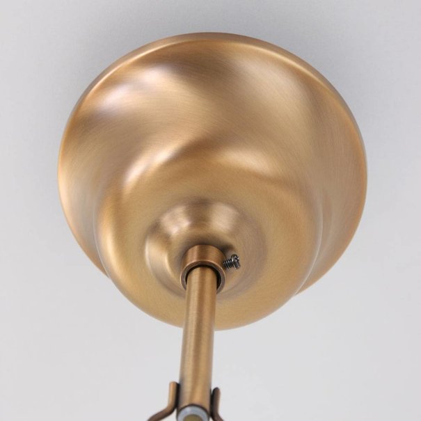 Steinhauer Klassieke hanglamp Pimpernel 2-lichts brons