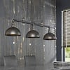 BelaLuz Industriële hanglamp Pipe 3-lichts zwart