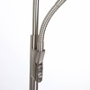 Steinhauer Moderne vloerlamp Zenith Plus leeslamp staal