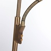 Steinhauer Klassieke vloerlamp Zenith Plus leeslamp brons