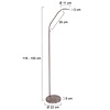Steinhauer Moderne vloerlamp Zenith LED staal
