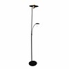 Steinhauer Moderne vloerlamp Zenith Met leeslamp zwart