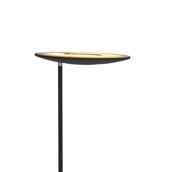 Steinhauer Moderne vloerlamp Zenith Met leeslamp zwart