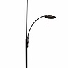 Steinhauer Moderne vloerlamp Zenith Met leeslamp zwart