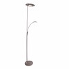 Steinhauer Moderne vloerlamp Zenith Met leeslamp staal