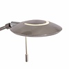 Steinhauer Moderne vloerlamp Zenith Met leeslamp staal