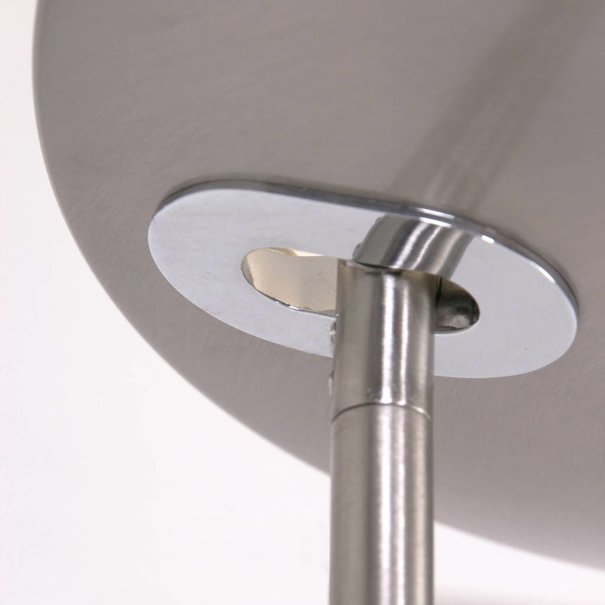 Steinhauer Moderne vloerlamp Zenith Met leeslamp staal
