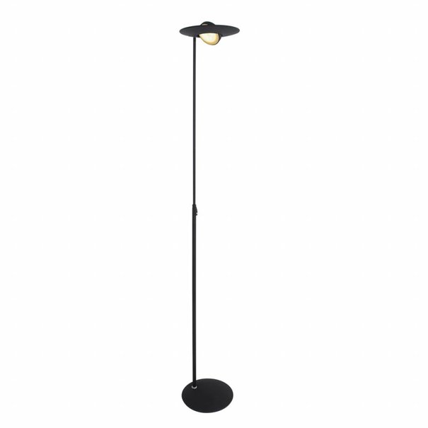 Steinhauer Moderne vloerlamp Zenith Uplighter zwart