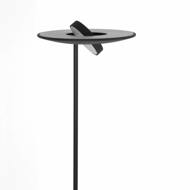 Steinhauer Moderne vloerlamp Zenith Uplighter zwart