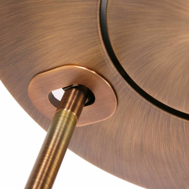 Steinhauer Moderne vloerlamp Zenith Uplighter brons