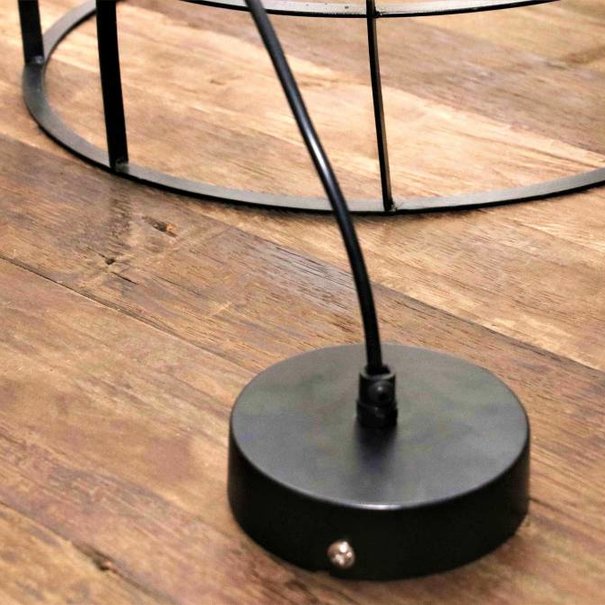 BelaLuz Landelijke hanglamp Ibiza zwart