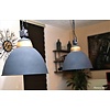 BelaLuz Landelijke hanglamp Rome Betonlook Hout