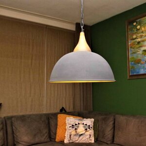 BelaLuz Landelijke hanglamp Athene Betonlook Hout