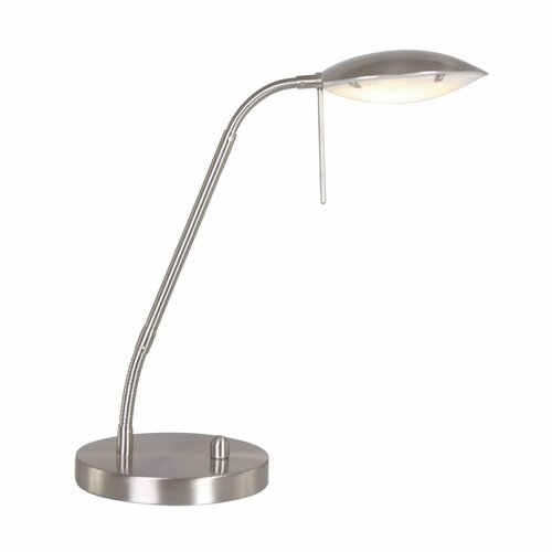 Moderne tafellamp Finn LED staal