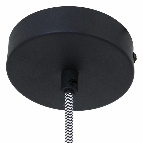 Mexlite Industriële hanglamp Nové 1-lichts zwart