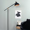 Mexlite Industriële vloerlamp Nové zwart
