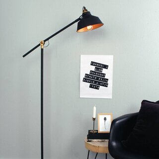Vloerlamp Nové zwart