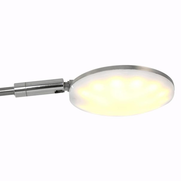 Mexlite Moderne vloerlamp Springfield 5-lichts staal