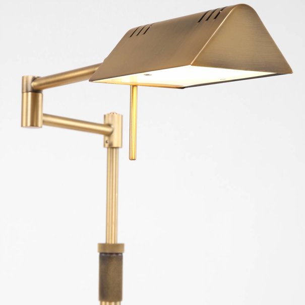 Mexlite Moderne vloerlamp Karl LED brons
