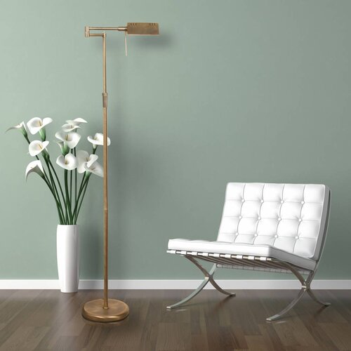 Moderne vloerlamp Karl LED brons