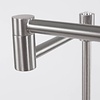 Mexlite Moderne vloerlamp Karl LED staal
