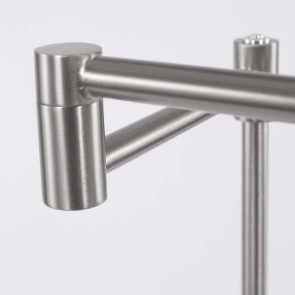 Mexlite Moderne vloerlamp Karl LED staal
