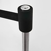 Mexlite Moderne vloerlamp Karl LED zwart