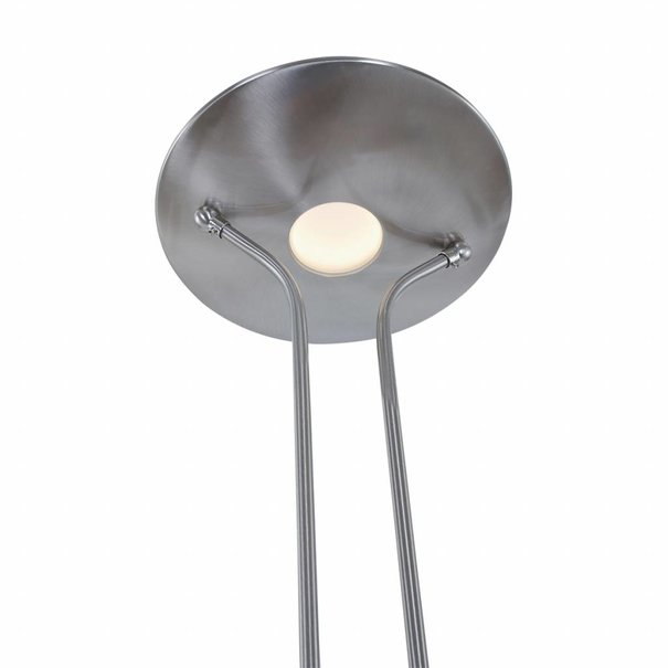 Mexlite Moderne vloerlamp Biron LED staal
