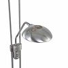 Mexlite Moderne vloerlamp Biron LED staal