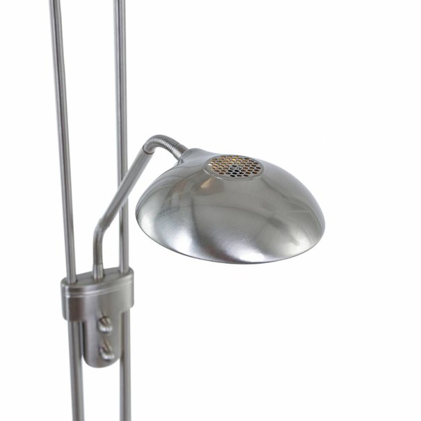 Mexlite Moderne - Vloerlamp - Staal - LED - Biron