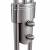 Mexlite Moderne vloerlamp Biron LED staal