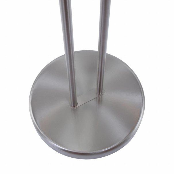 Mexlite Moderne vloerlamp Biron LED staal