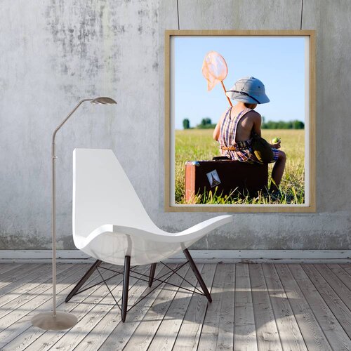 Moderne vloerlamp Anna LED staal