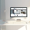 Mexlite Moderne tafellamp Anna LED staal
