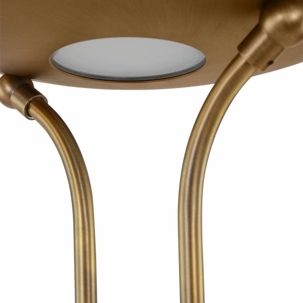Mexlite Klassieke vloerlamp Biron LED brons