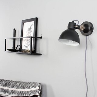 Wandlamp Dominique Zwart