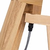Mexlite Landelijke tafellamp Bess Hout wit