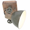 Mexlite Landelijke wandlamp Gearwood 1-lichts groen