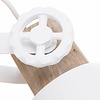 Mexlite Landelijke wandlamp Gearwood 1-lichts wit