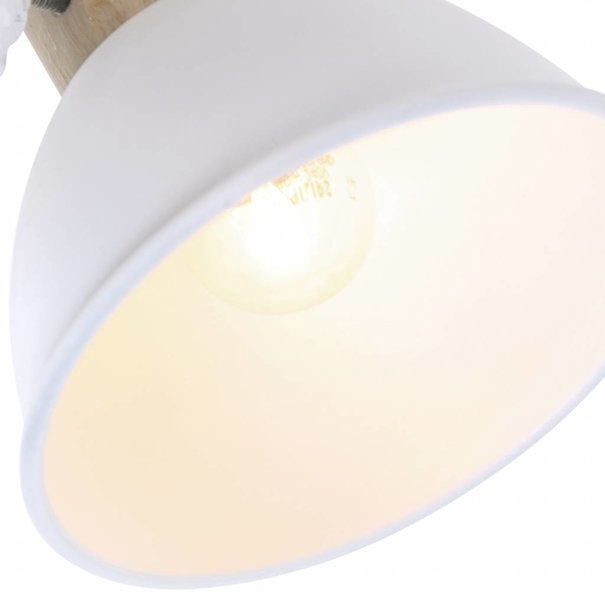 Mexlite Landelijke opbouwspot Gearwood 2-lichts wit