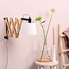 Mexlite Landelijke wandlamp Liv uittrekbaar wit