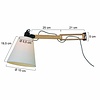 Mexlite Landelijke wandlamp Liv Eikenhout wit