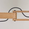 Mexlite Landelijke wandlamp Liv Eikenhout wit