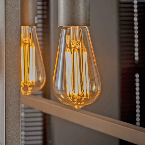 BelaLuz Lichtbron - 6W - Edison - Filament - Goldline - Amber - Dimbaar