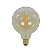 BelaLuz Lichtbron E27 LED 6W Ø12,5 cm bol Filament Amber Dimbaar